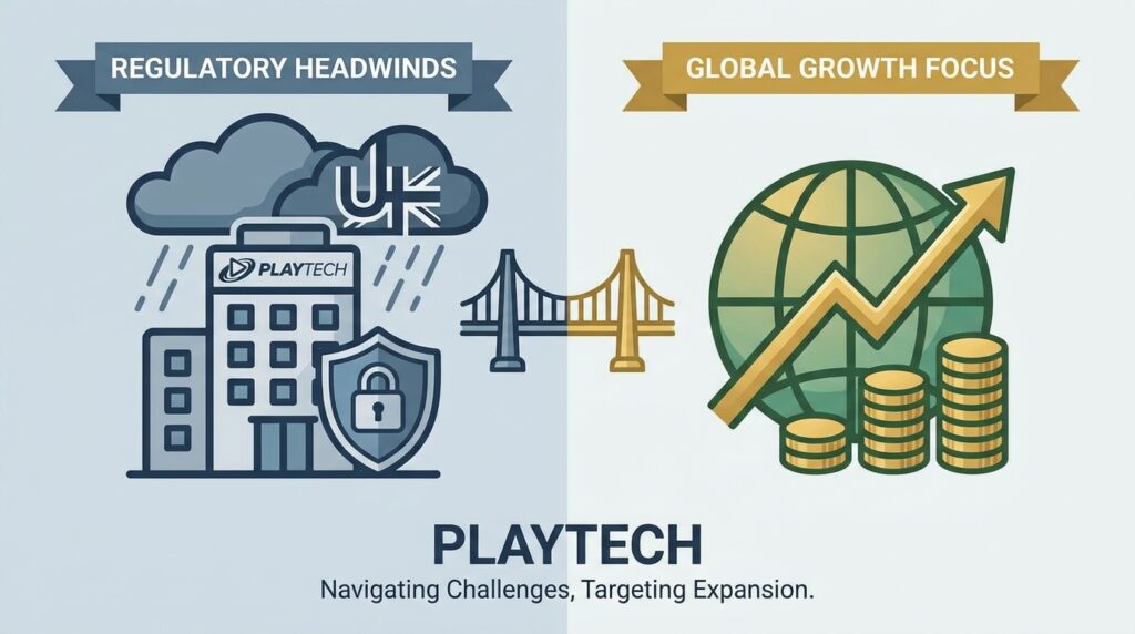 Playtech Braces for UK Regulatory Headwinds While Banking on Global Growth