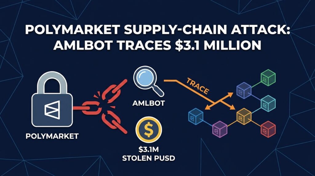 Polymarket Supply-Chain Attack: AMLBot Traces $3.1 Million in Stolen PUSD Across Chains