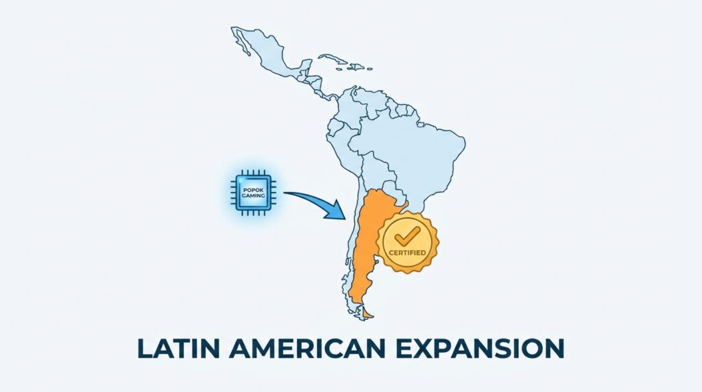 PopOK Gaming Secures Argentina iGaming Certification, Expanding Latin American Footprint