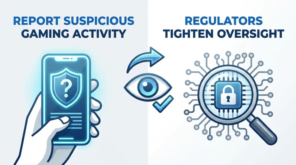 Public Urged to Report Suspicious Gaming Activity as Regulators Tighten Oversight