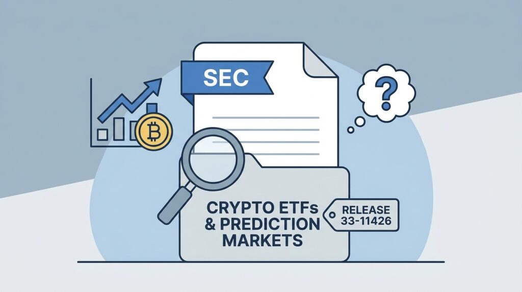 SEC Opens Formal Review of Crypto ETFs and Prediction Market Products Under Release 33-11426