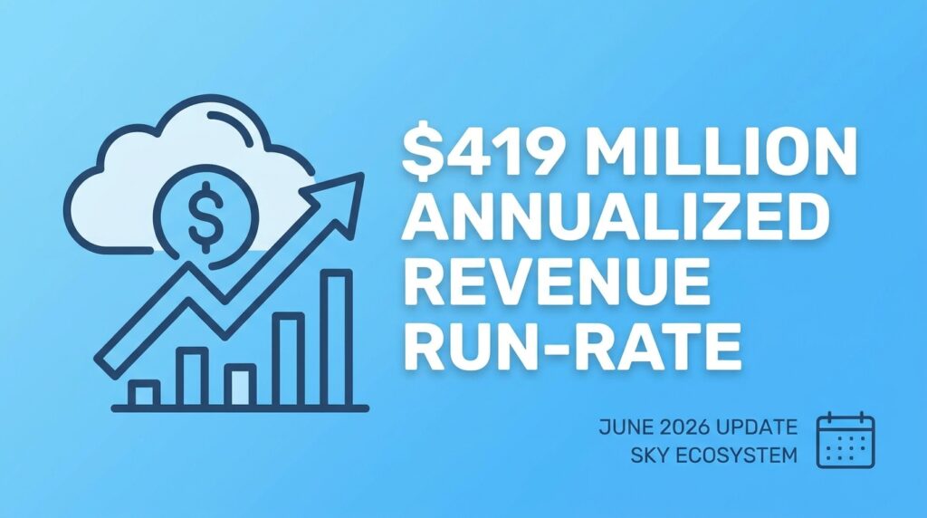Sky Ecosystem Posts Record $419 Million Annualized Revenue Run-Rate in June 2026 Update