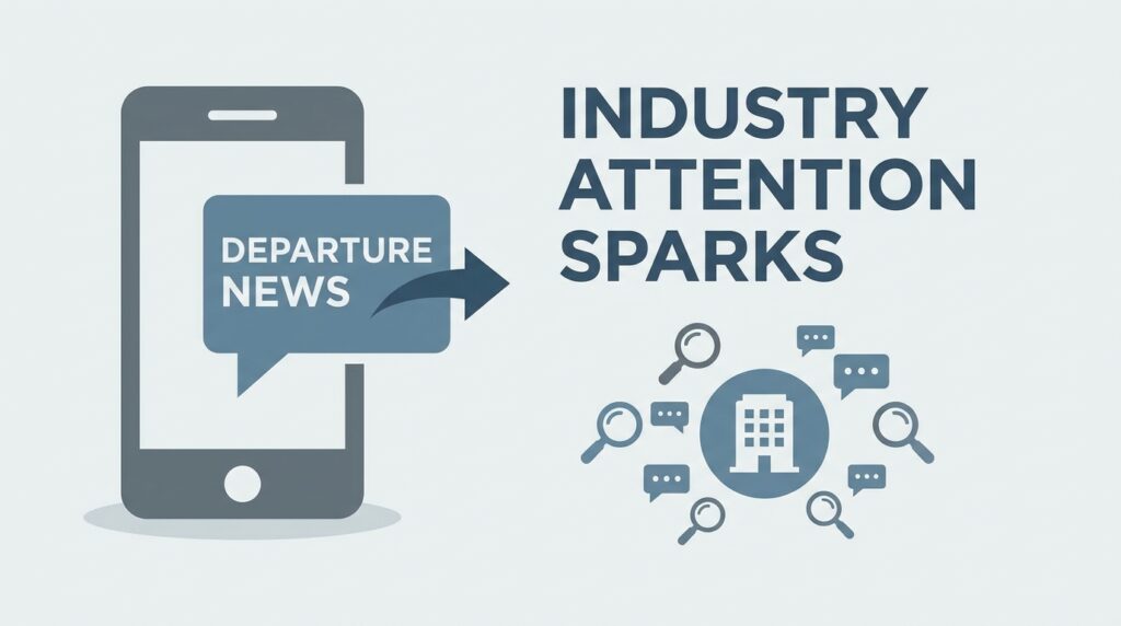 Social Media Announcement Sparks Industry Attention as Executive Shares Departure News