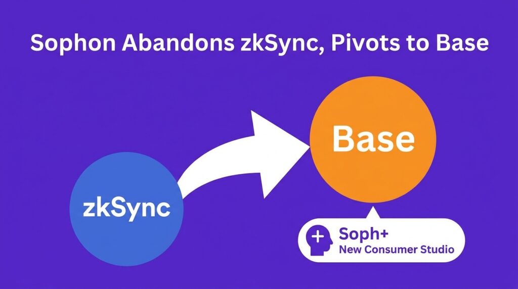 Sophon Abandons zkSync Layer 2 Chain, Pivots to Base With New Consumer Studio ‘Soph+’