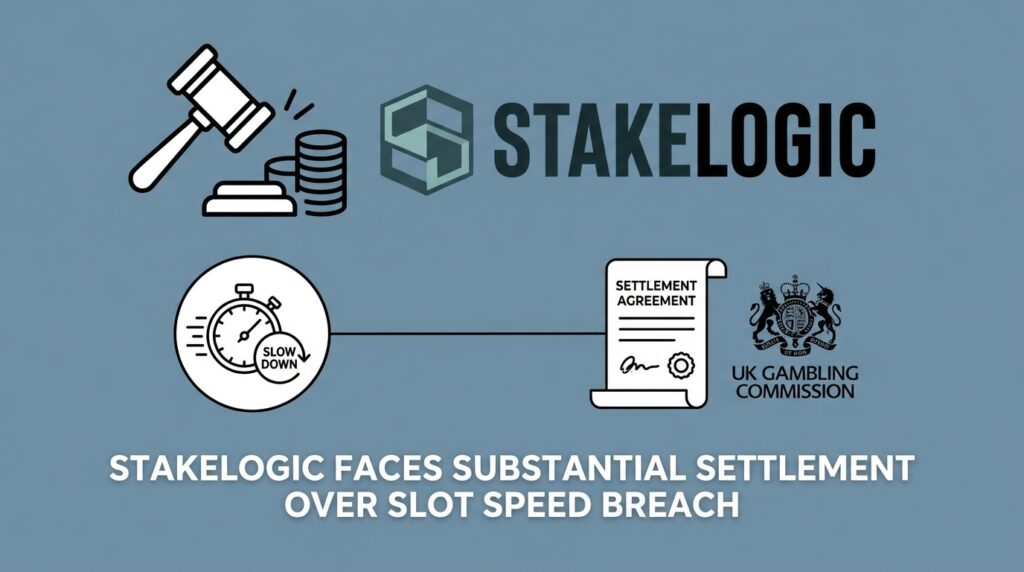 Stakelogic Faces Substantial Gambling Commission Settlement Over Slot Speed Breach