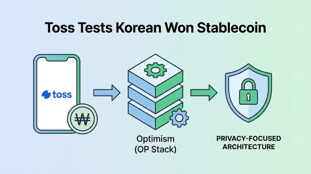 Toss Tests Korean Won Stablecoin on Optimism’s OP Stack With Privacy-Focused Architecture