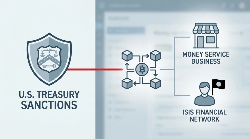 U.S. Treasury Sanctions ISIS Financial Network Using Cryptocurrency and Money Service Businesses