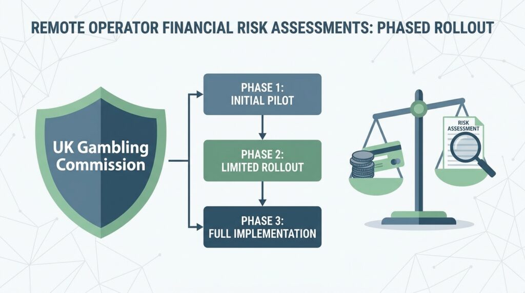 UK Gambling Commission Confirms Phased Rollout of Financial Risk Assessments for Remote Operators