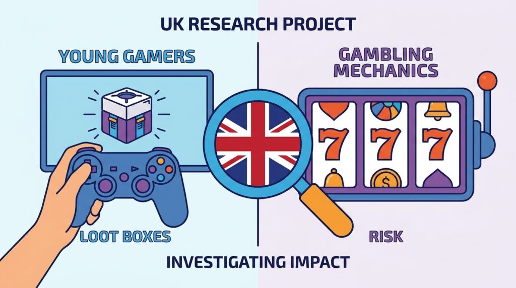 UK Research Project to Investigate How Loot Boxes and Gambling-Like Mechanics Affect Young Gamers
