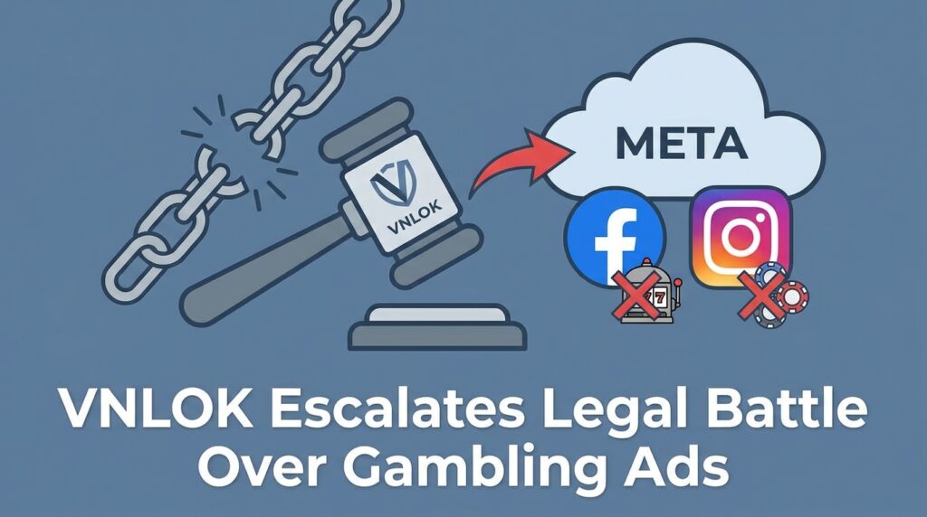 VNLOK Escalates Legal Battle Against Meta Over Illegal Gambling Ads on Facebook and Instagram