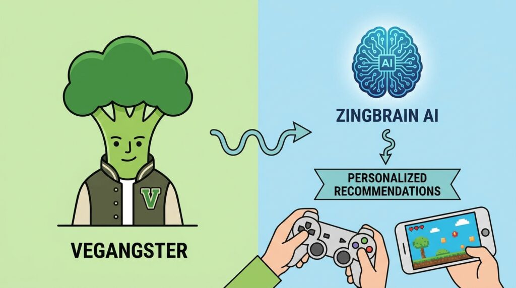 Vegangster Taps ZingBrain AI to Deliver Personalised Game Recommendations