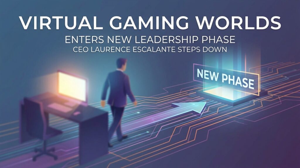 Virtual Gaming Worlds Enters New Leadership Phase as CEO Laurence Escalante Steps Down