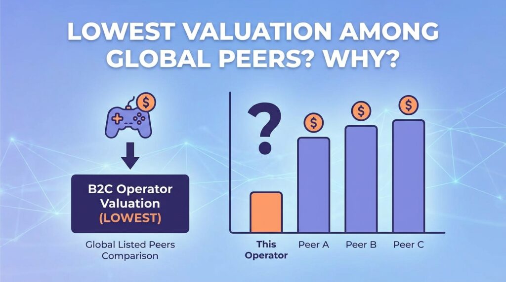 Why This B2C Gaming Operator Holds the Lowest Valuation Among Global Listed Peers