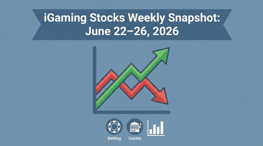 iGaming Stocks Weekly Snapshot: How Betting and Casino Equities Moved Between June 22–26, 2026