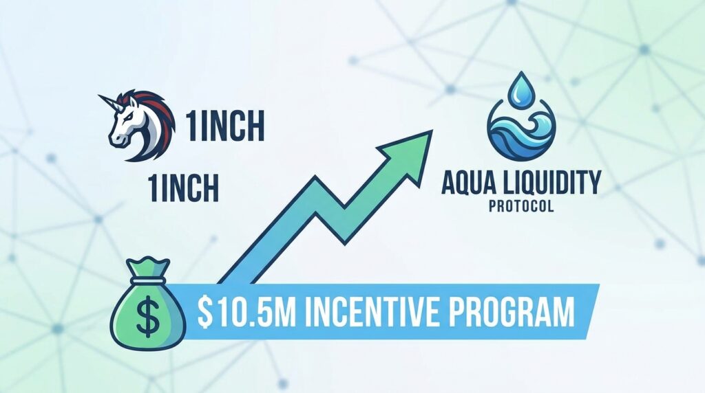 1inch Launches Aqua Liquidity Protocol With $10.5M Incentive Program