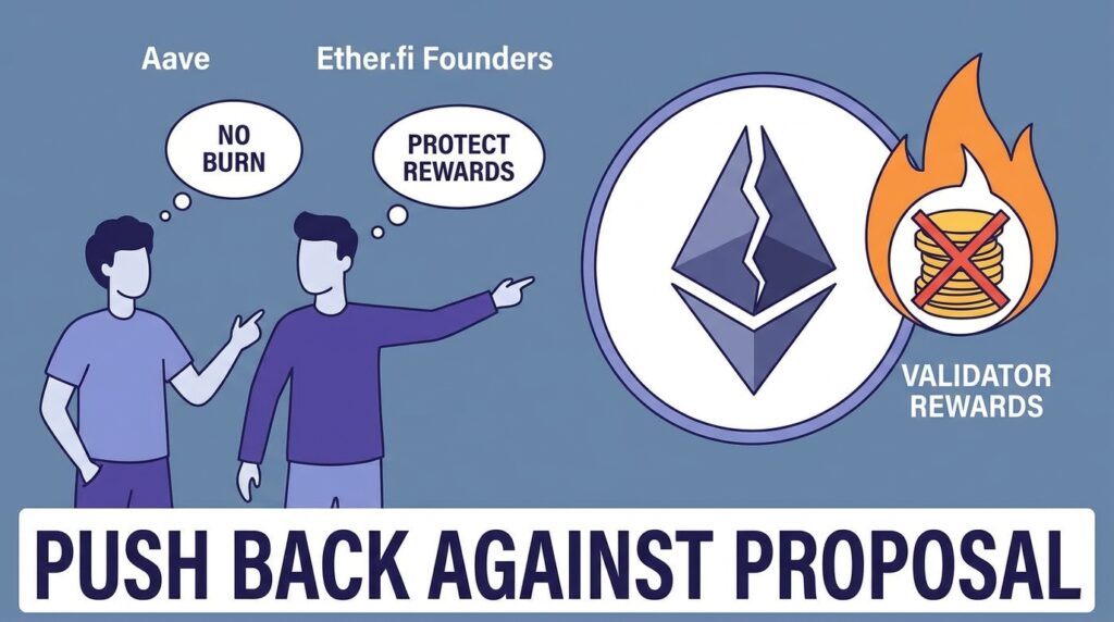 Aave and Ether.fi Founders Push Back Against Ethereum Validator Reward Burn Proposal