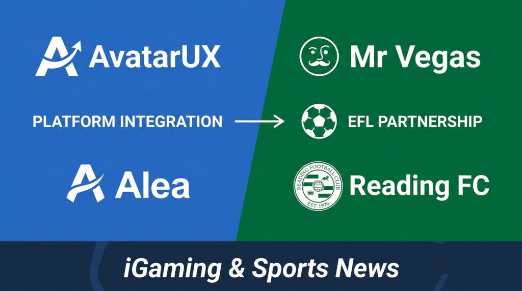 AvatarUX Expands iGaming Reach Through Alea Platform Integration as Mr Vegas Deepens EFL Ties with Reading FC