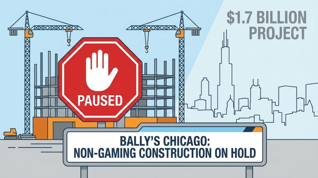 Bally’s Pumps the Brakes on Non-Gaming Construction at $1.7 Billion Chicago Casino Resort