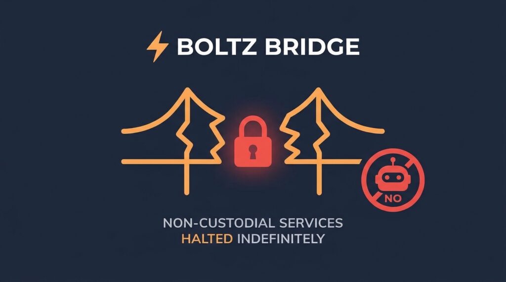 Boltz Shuts Down Non-Custodial Bridge Indefinitely After Sustained AI-Driven Attacks
