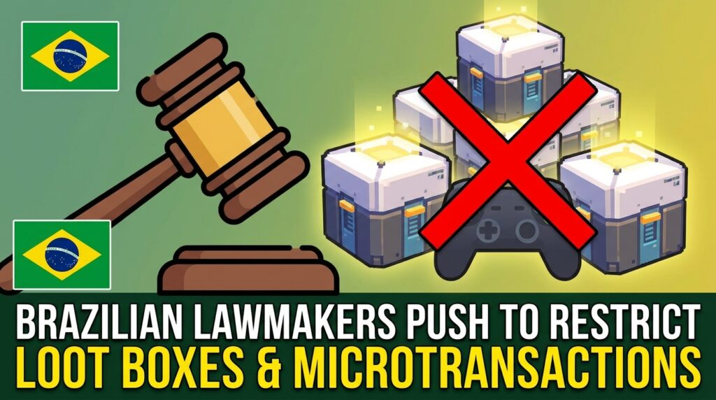 Brazilian Lawmakers Push to Restrict or Ban Loot Boxes and In-Game Microtransactions