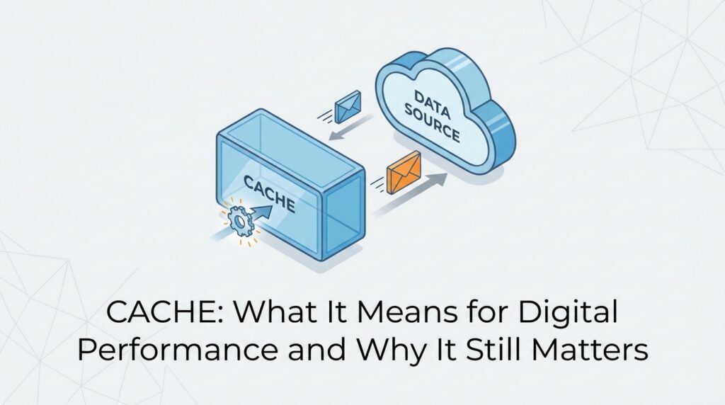 Cache: What It Means for Digital Performance and Why It Still Matters