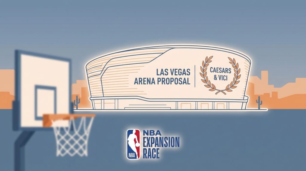 Caesars and VICI Properties Push Forward with Las Vegas Arena Proposal Amid NBA Expansion Race
