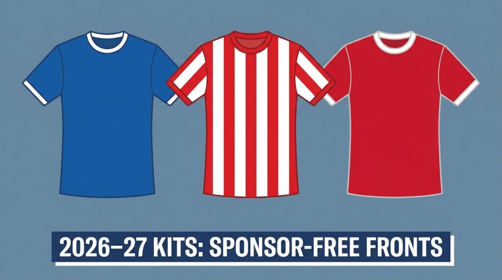 Chelsea, Sunderland and Nottingham Forest Drop Front-of-Shirt Sponsors From 2026–27 Kits