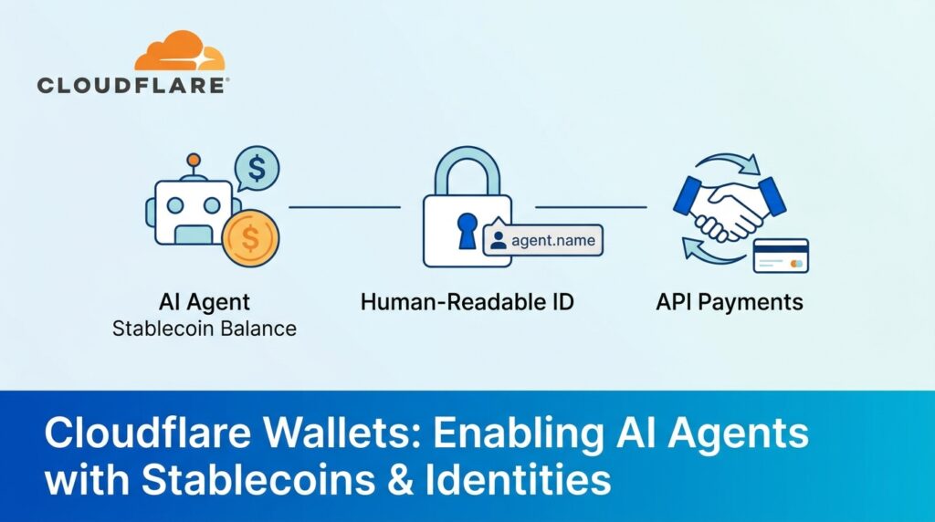 Cloudflare Wallets Gives AI Agents Stablecoin Balances and Human-Readable Identities for API Payments