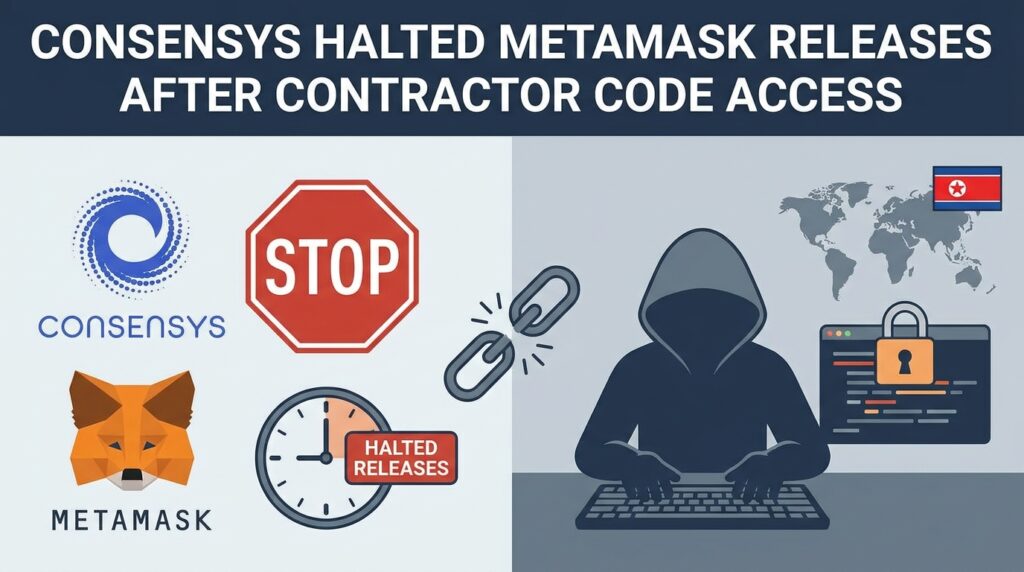 Consensys Halted MetaMask Releases After North Korea-Linked Contractor Gained Code Access