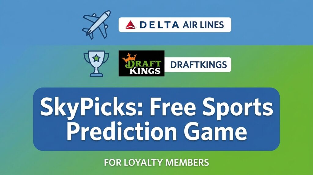 DraftKings and Delta Air Lines Launch SkyPicks: Free Sports Prediction Game for Loyalty Members