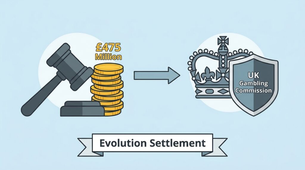 Evolution Pays £475 Million to Settle UK Gambling Commission Licence Review