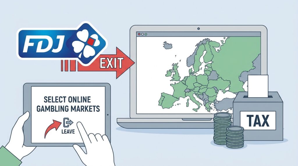 FDJ United Weighs Exit from Select Online Gambling Markets as Tax Pressures Mount