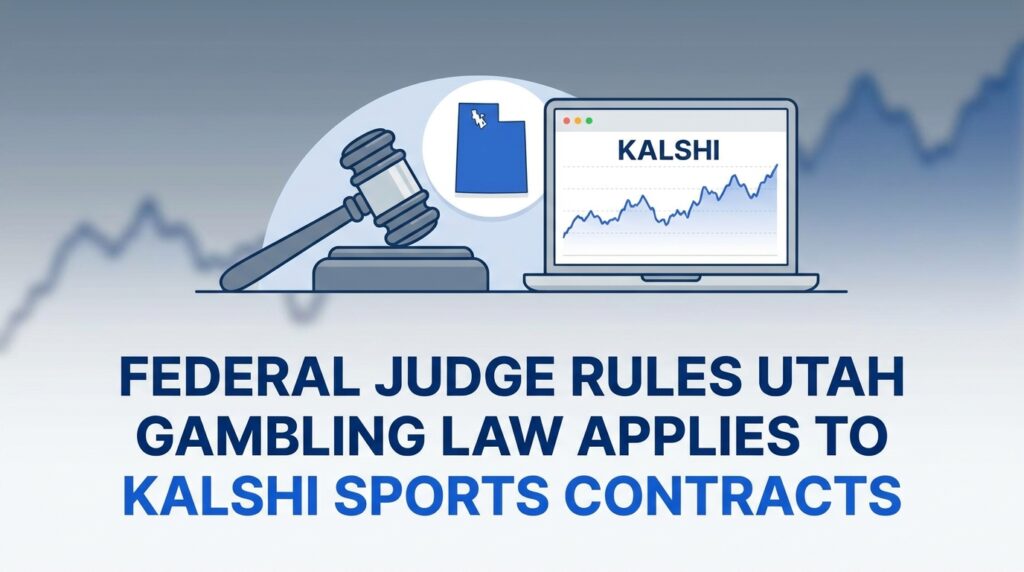 Federal Judge Rules Utah Gambling Law Applies to Kalshi Sports Contracts, Reshaping Prediction Market Landscape