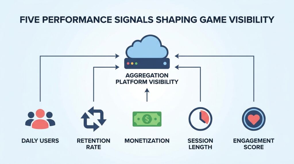Five Performance Signals That Shape Game Visibility Inside Aggregation Platforms