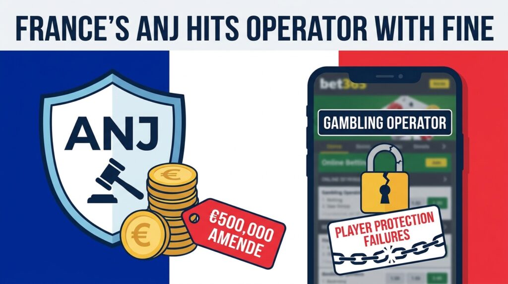 France’s ANJ Hits Online Betting Operator with €500,000 Fine Over Player Protection Failures
