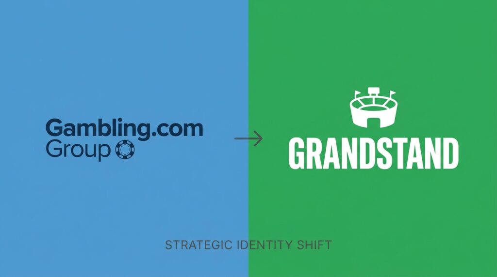 Gambling.com Group Rebrands as Grandstand in Strategic Identity Shift