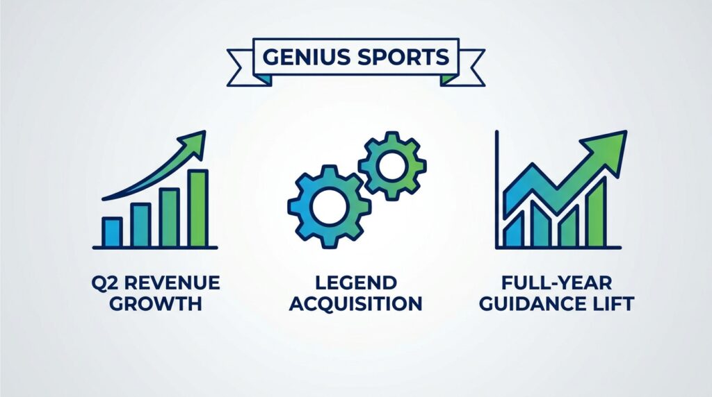 Genius Sports Lifts Full-Year Guidance as Legend Acquisition Fuels Strong Q2 Revenue Growth