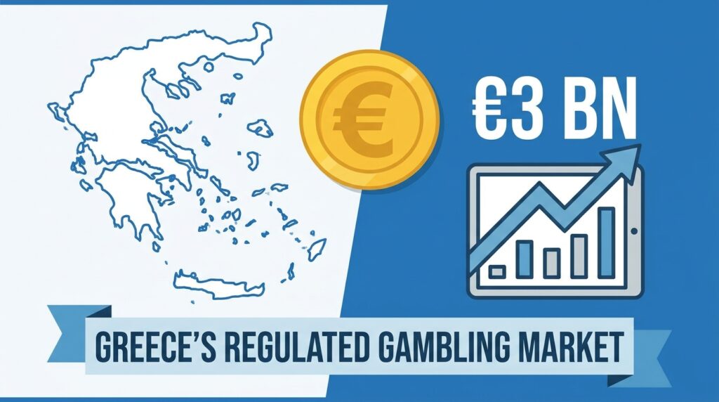 Greece’s Regulated Gambling Market Breaks €3 Billion Barrier as Digital Growth Accelerates
