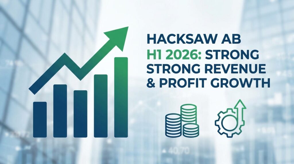 Hacksaw AB Posts Strong Revenue and Profit Growth in First Half of 2026