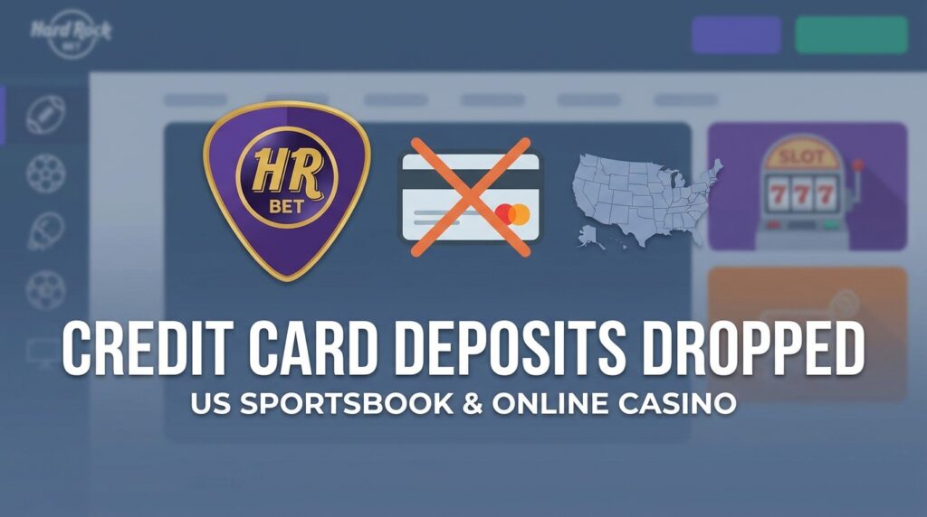 Hard Rock Bet Drops Credit Card Deposits Across US Sportsbook and Online Casino