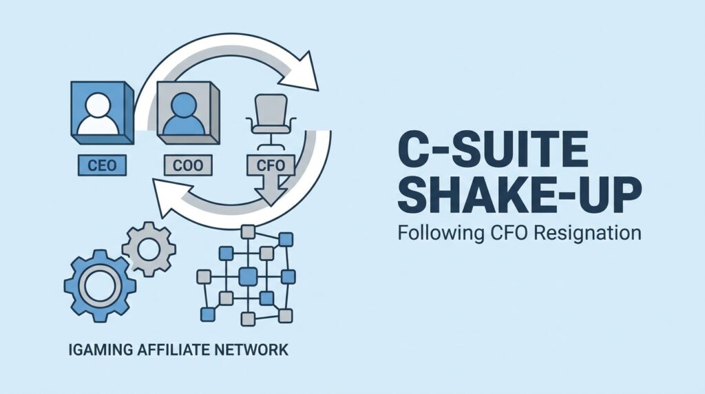 Igaming Affiliate Shakes Up C-Suite After CFO Resignation