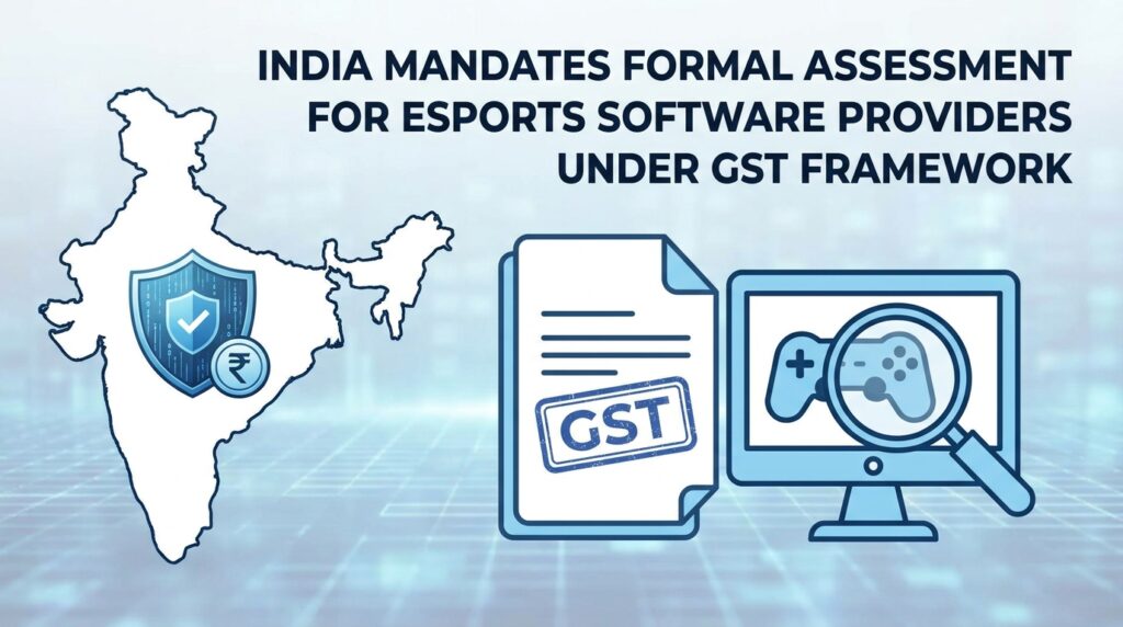 India Mandates Formal Assessment for Esports Software Providers Under GST Framework