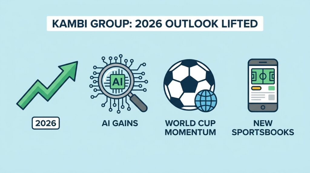 Kambi Group Lifts 2026 Earnings Outlook on AI Trading Gains, World Cup Momentum and New Sportsbook Launches