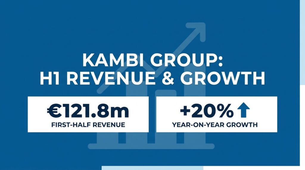 Kambi Group Posts €121.8m in First-Half Revenue, Marking 20% Year-on-Year Growth