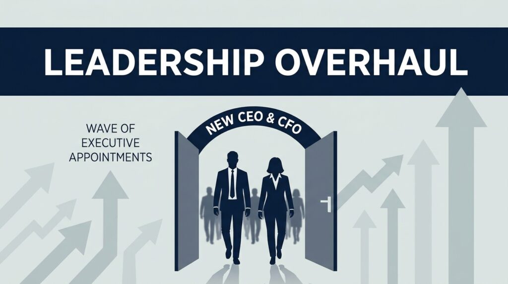 Leadership Overhaul: New CEO and CFO Among Wave of Executive Appointments