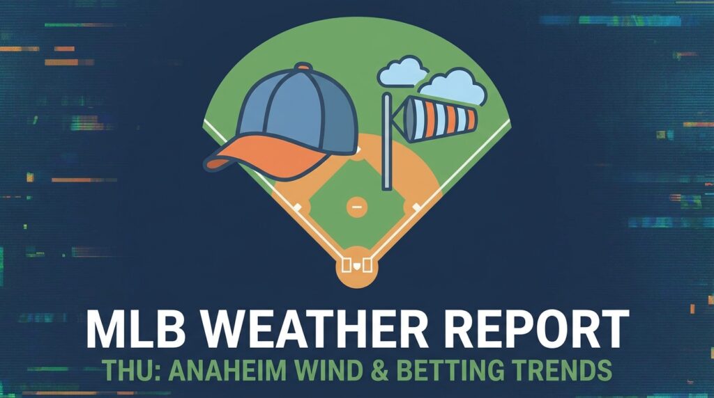 MLB Thursday Weather Report: Wind Patterns in Anaheim Could Reshape Betting Lines