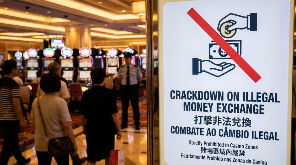 Macau Cracks Down on Illegal Money Exchange Operations Inside Casino Zones