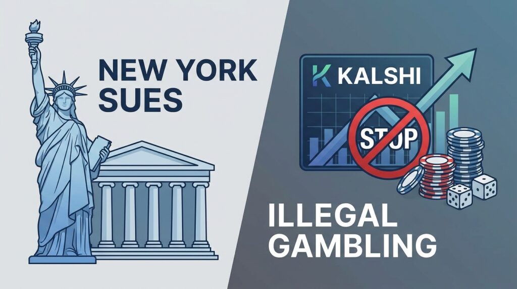 New York Sues Prediction Market Kalshi, Alleging Illegal Gambling Operation