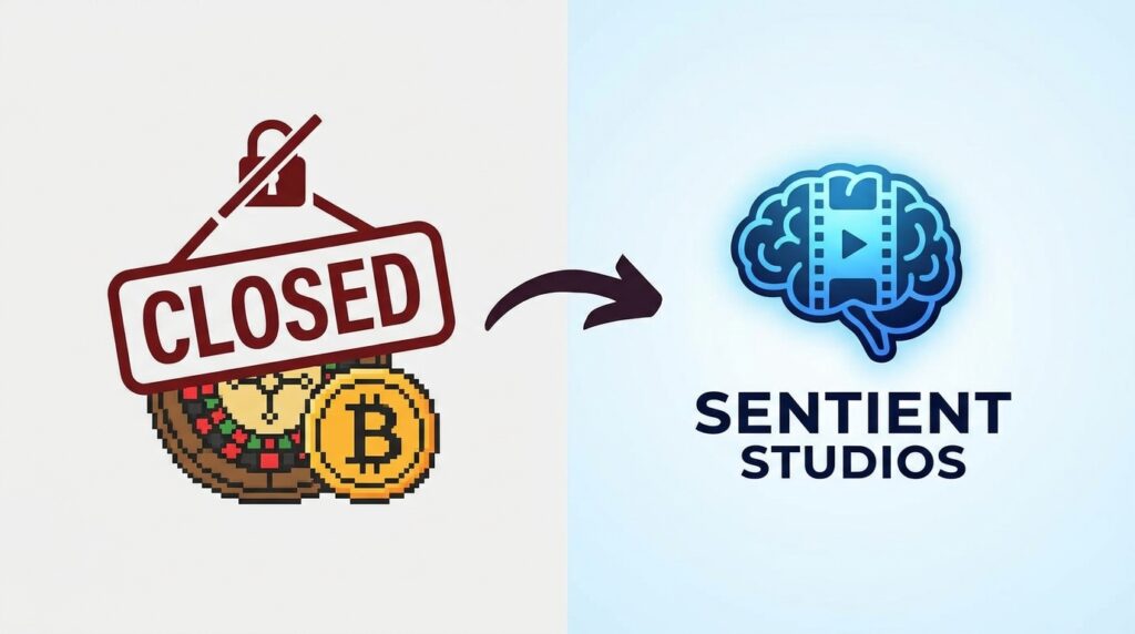 Nigel Eccles Shuts Down Crypto Casino to Pivot Toward Sentient Studios