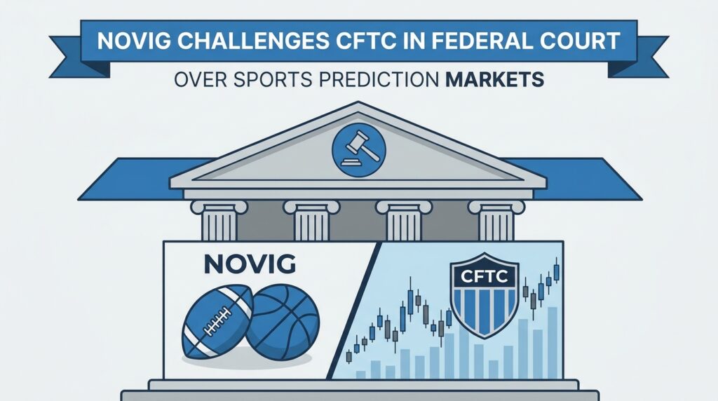 Novig Challenges CFTC in Federal Court Over Sports Prediction Markets